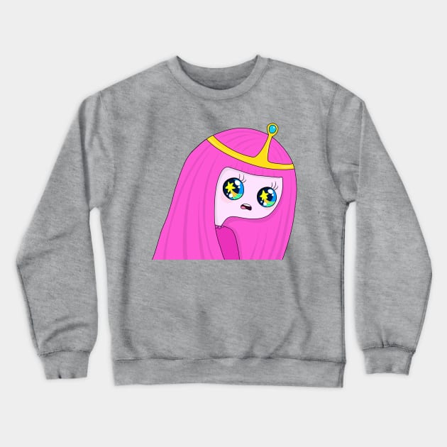 Princess Bubblegum Crewneck Sweatshirt by valentinahramov